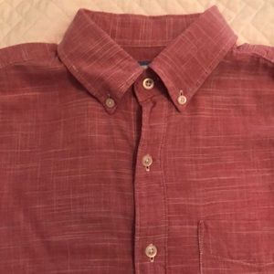 American Eagle casual light weight button down shirt, whitewashed. Mens small